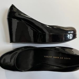 Patent Leather Wedges